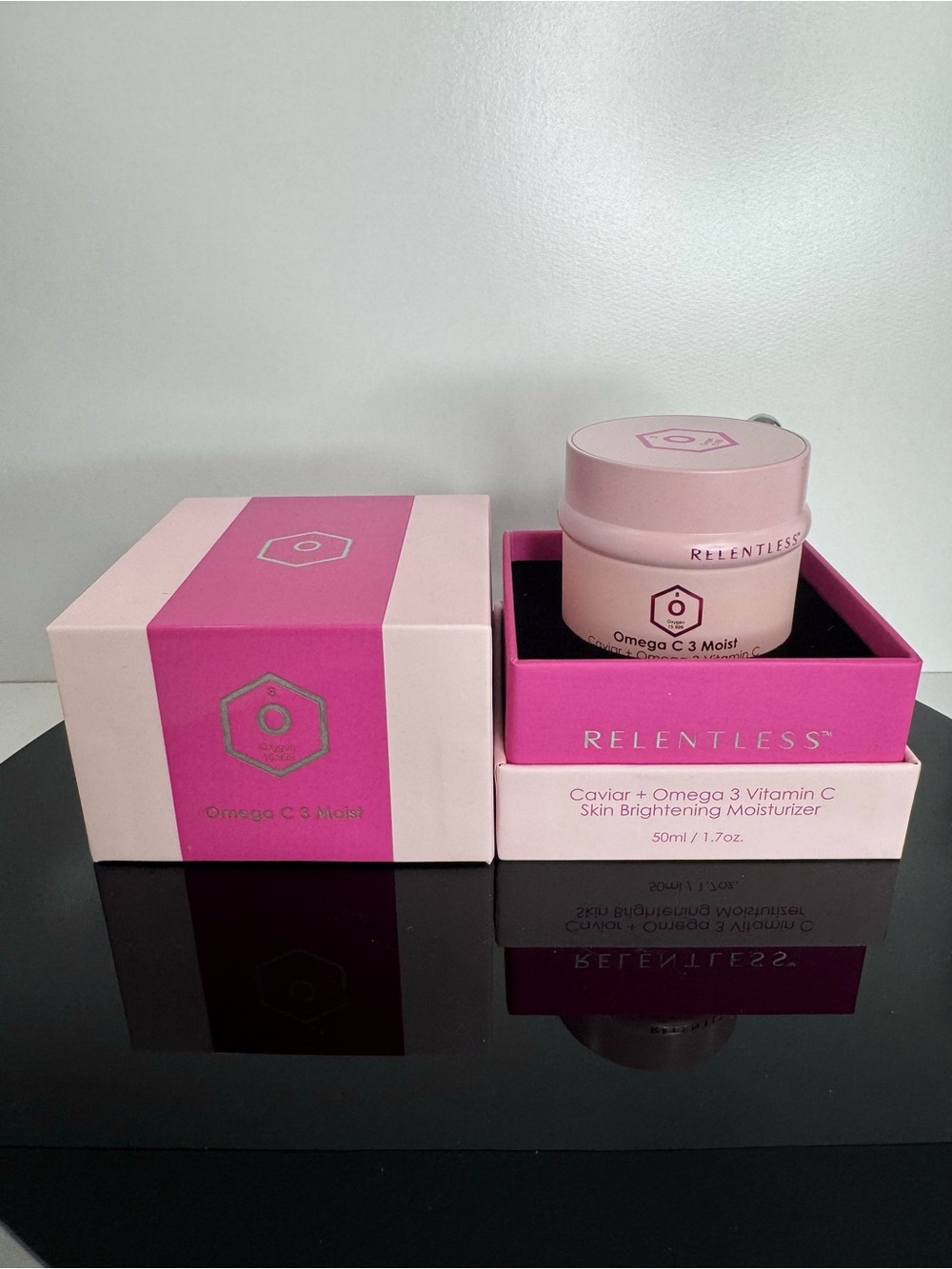 RELENTLESS Caviar + Omega 3 Vitamin C Skin Brightening Moisturizer